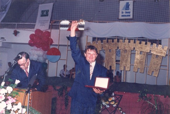 Elek várossá avatása, Kecskeméti János polgármester a kulccsal