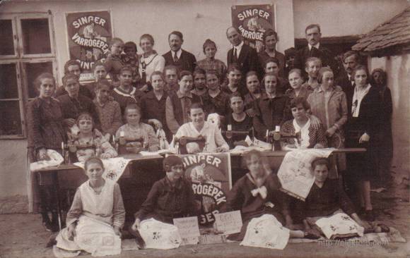 Singer varrótanfolyam Eleken 1928-ban