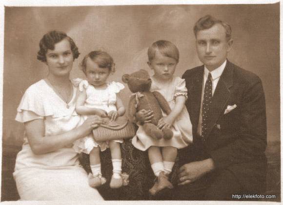 Mag József és családja 1935-ben