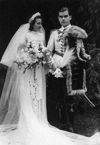 Kállay Kristóf és Vásárhelyi Veronika esküvője 1942-ben