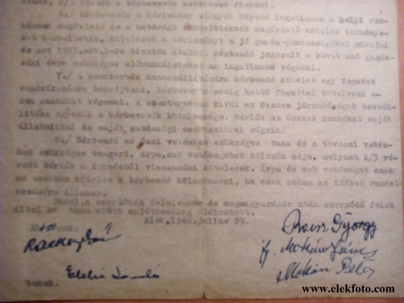 Bérbeadó Reisz György, a tanu pedig egy "igazi eleki" Eleki László.